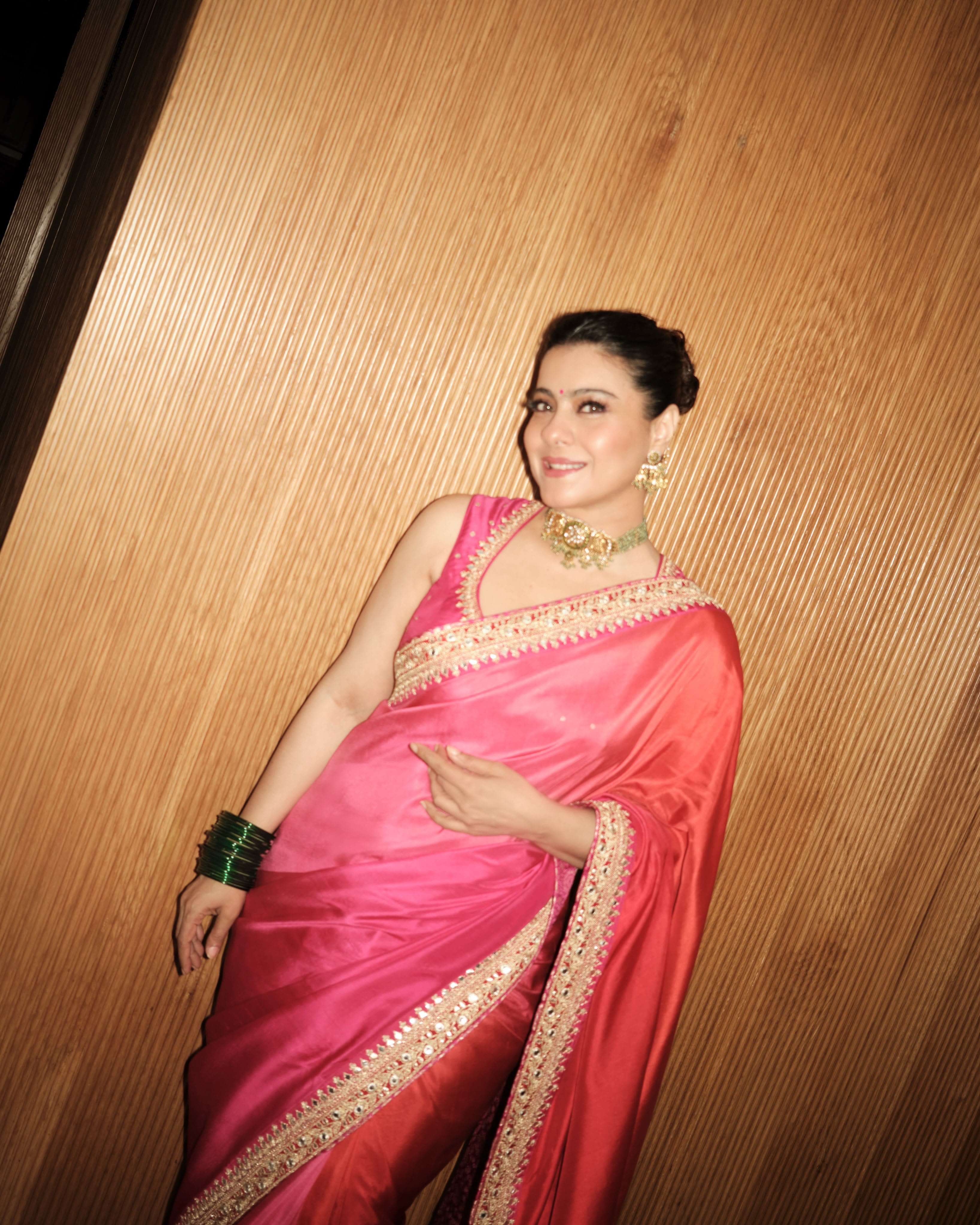 Soft Chinnon Fabric saree in beautiful shaded color saree reseller in surat 5642